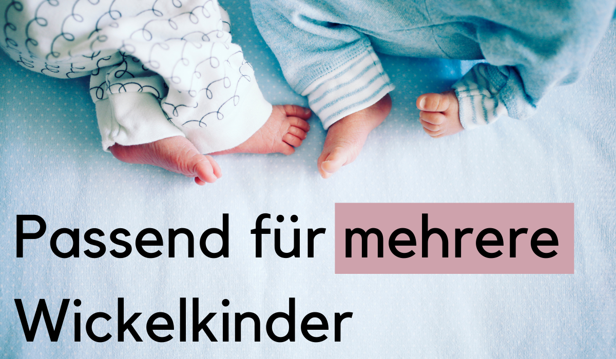 großer Wickelrucksack von der Marke BabbleRoo, geeignet für zwei und mehrere Wickelkinder