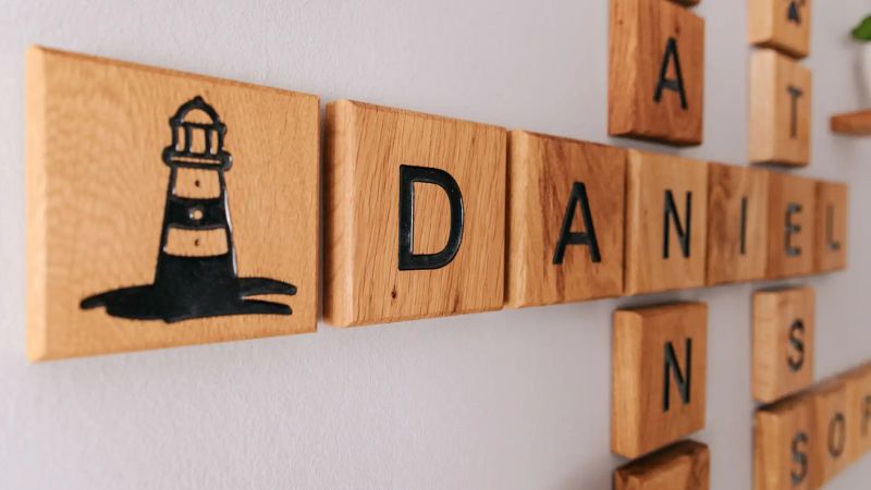 wunderschöne holzbuchstaben massivholz eiche